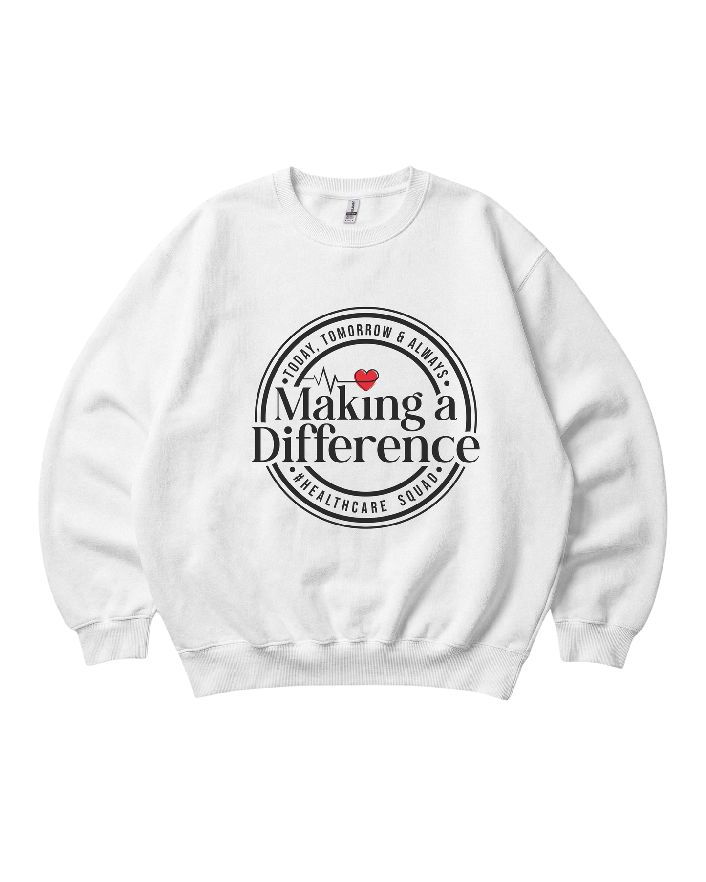 Making A Difference Crewneck Sweatshirt Sublimation