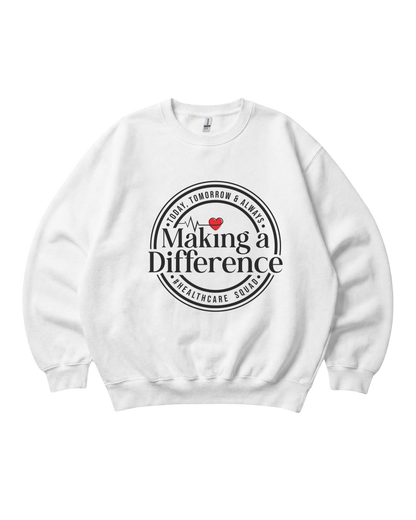 Making A Difference Crewneck Sweatshirt Sublimation