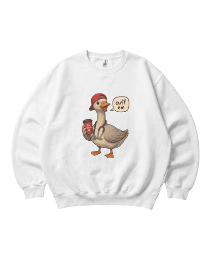 Nurse Goose Cuff Em Crewneck Sweatshirt Unisex Sublimation