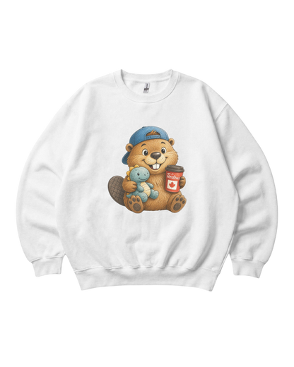 Pediatrics Beaver Crewneck Sweatshirt Unisex Sublimation