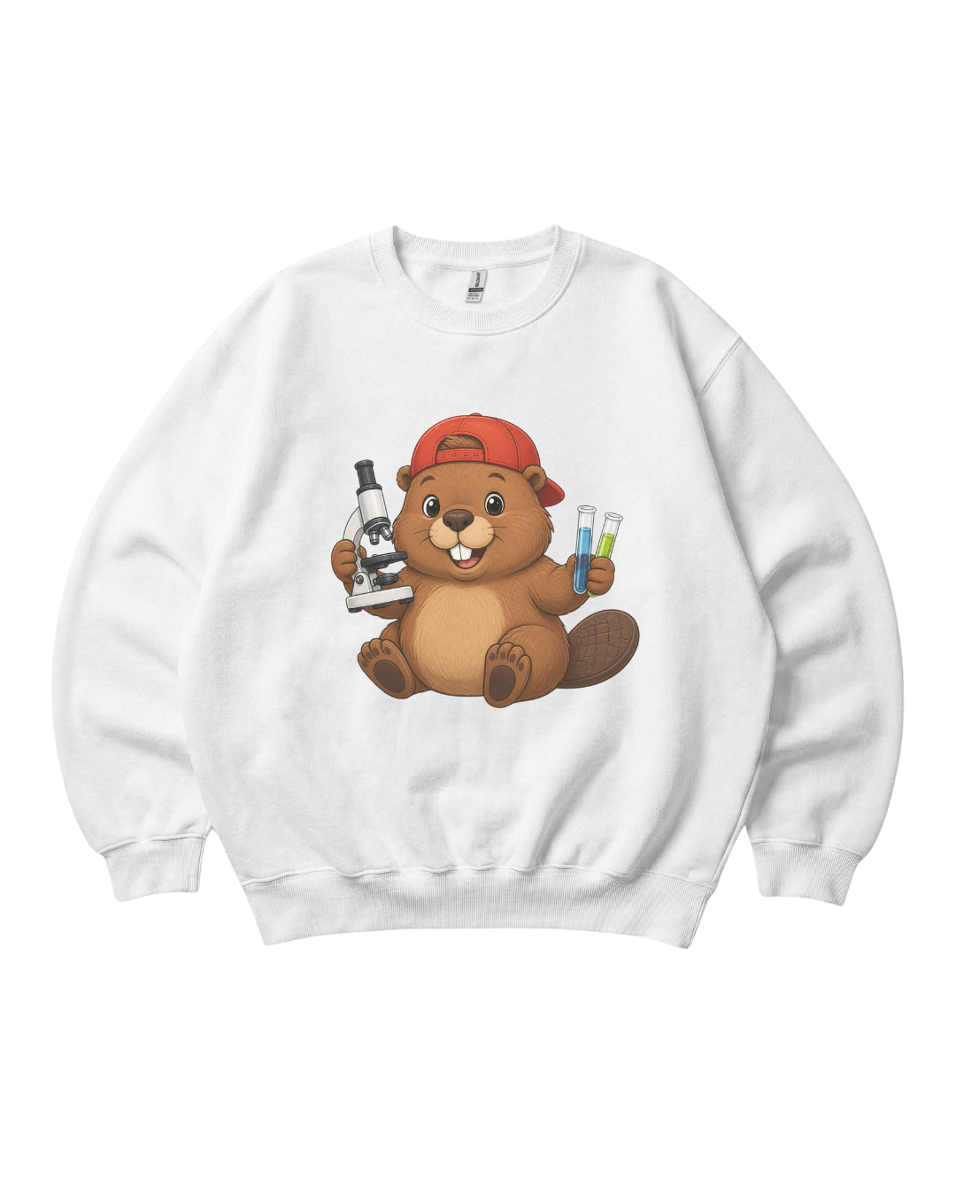 Laboratory Beaver Crewneck Sweatshirt Unisex Sublimation