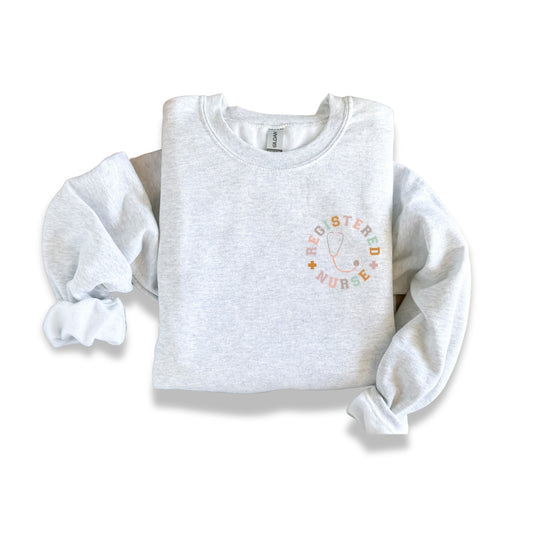 Registered Nurse Circular with Stethoscope Unisex