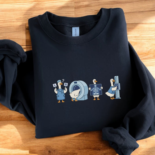 Silly Goose Radiology Design Sweatshirt Unisex