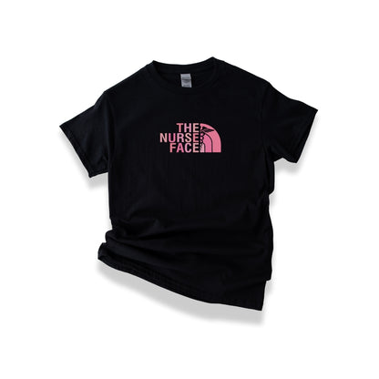 The Nurse Face T-shirt with Pink Design Unisex