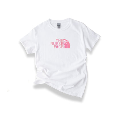 The Nurse Face T-shirt with Pink Design Unisex