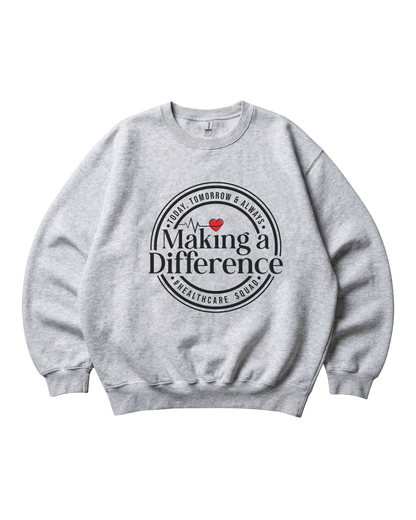 Making A Difference Crewneck Sweatshirt Sublimation