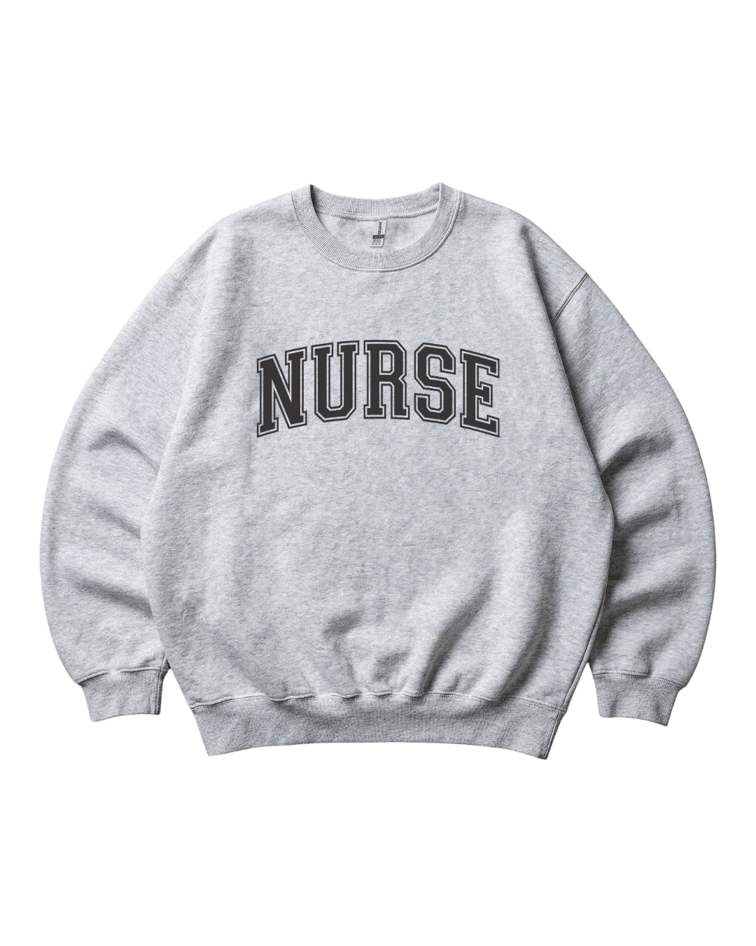 Nurse College Font Crewneck Sweatshirt Unisex