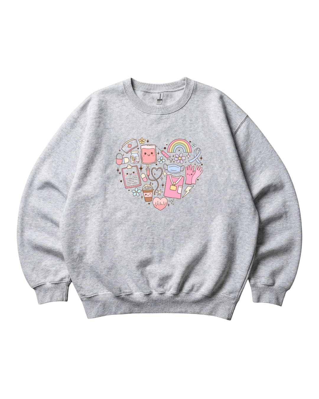 Healthcare Heart Crewneck Sweatshirt