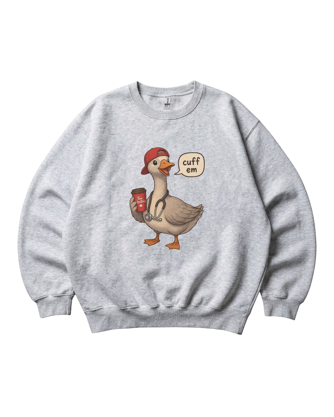 Nurse Goose Cuff Em Crewneck Sweatshirt Unisex Sublimation