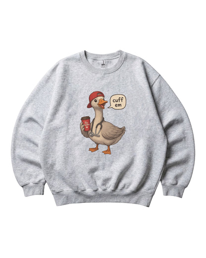 Nurse Goose Cuff Em Crewneck Sweatshirt Unisex Sublimation
