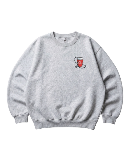 Tims Coffee and Stethoscope Crewneck Sweatshirt Unisex