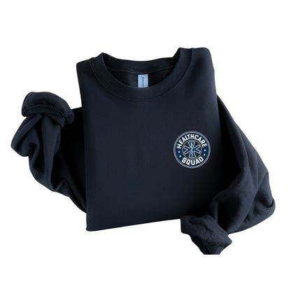 Healthcare Squad Left Chest Design Crewneck Sweatshirt Unisex