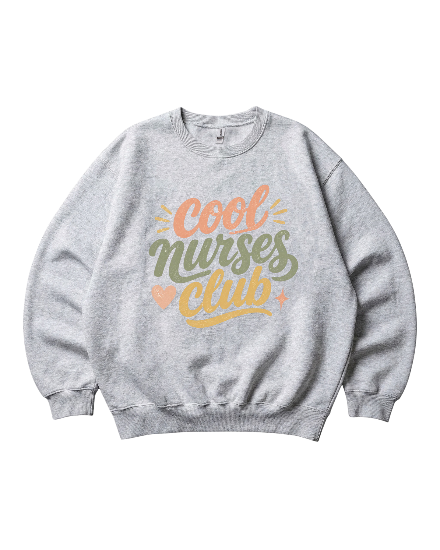 Retro Cool Nurses Club Crewneck Sweatshirt Unisex Sublimation