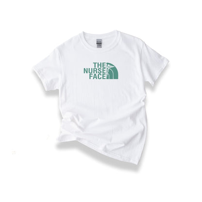 The Nurse Face T-shirt with Teal Design Unisex