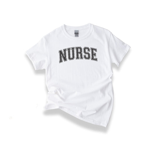 College Font "Nurse" Design Unisex T-shirt