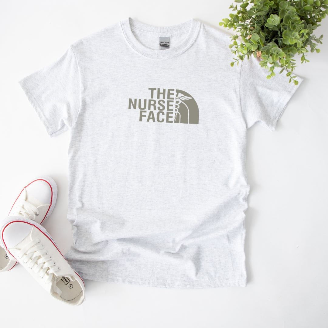 The Nurse Face T-shirt with Grey Design Unisex