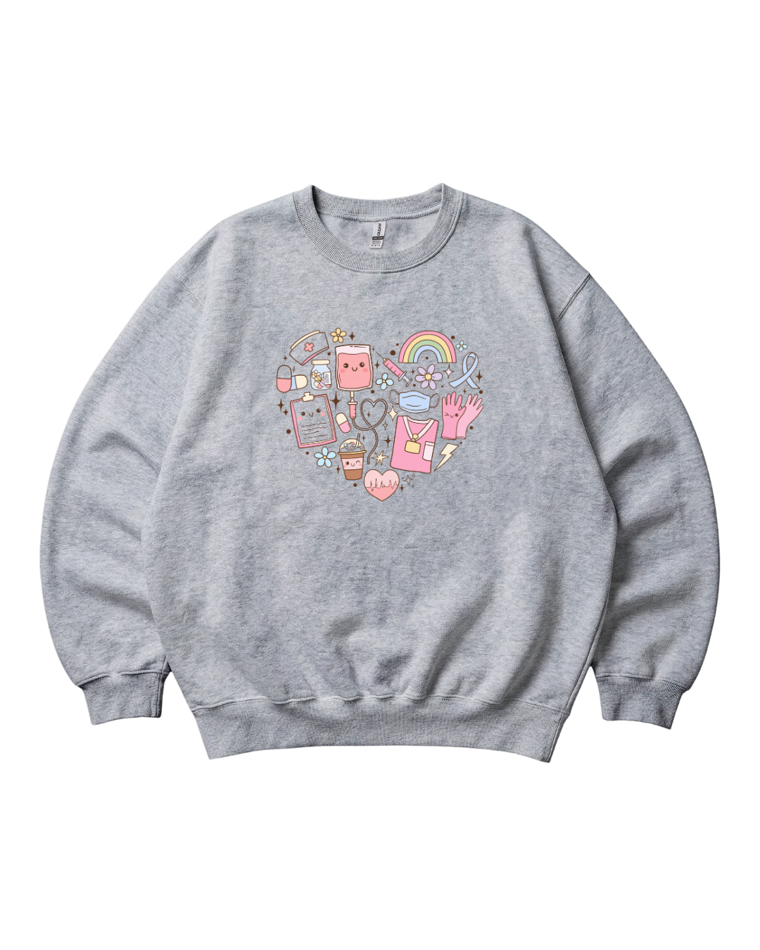 Healthcare Heart Crewneck Sweatshirt