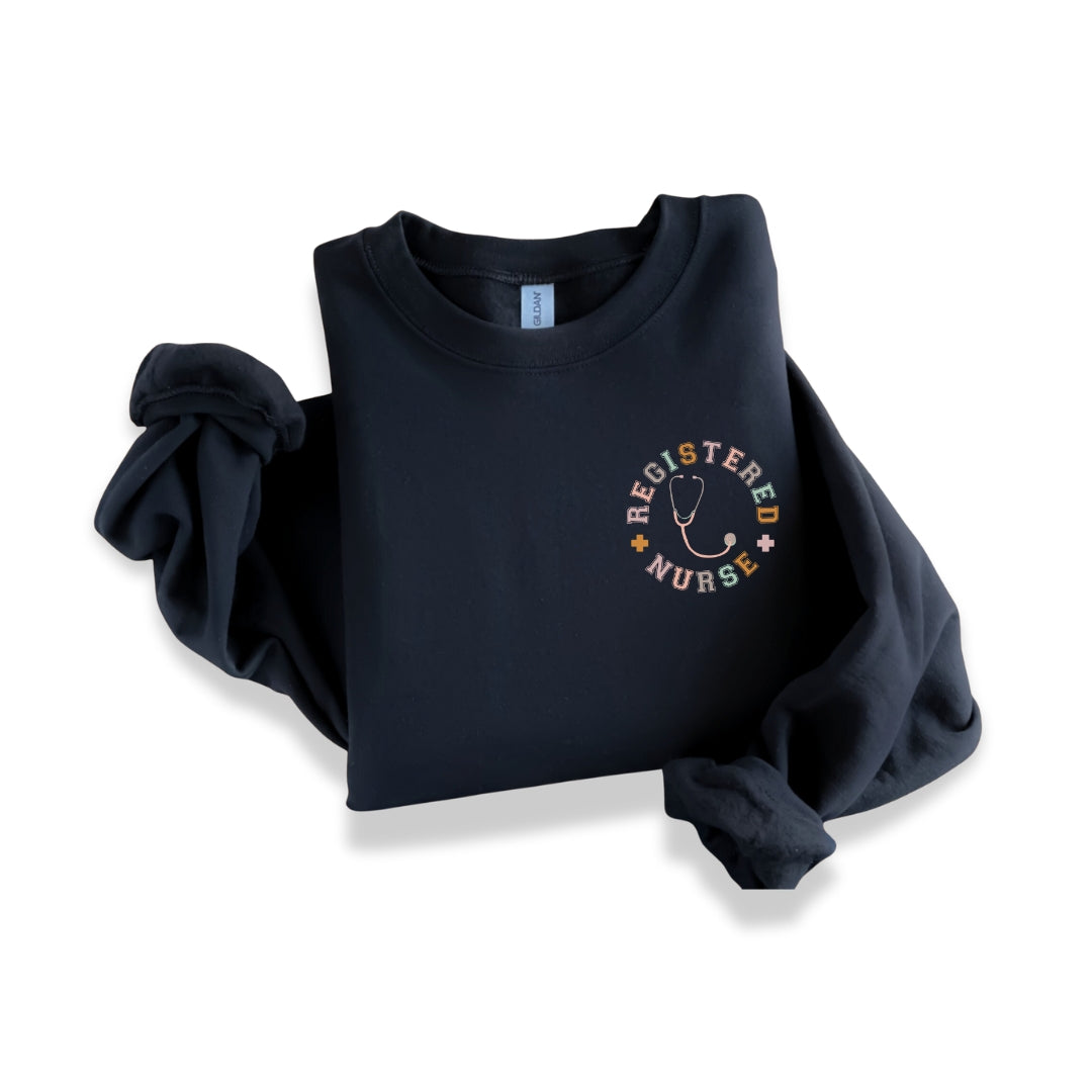 Registered Nurse Circular with Stethoscope Unisex