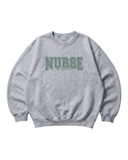Nurse Love Inspire Heal Crewneck Sweatshirt Unisex