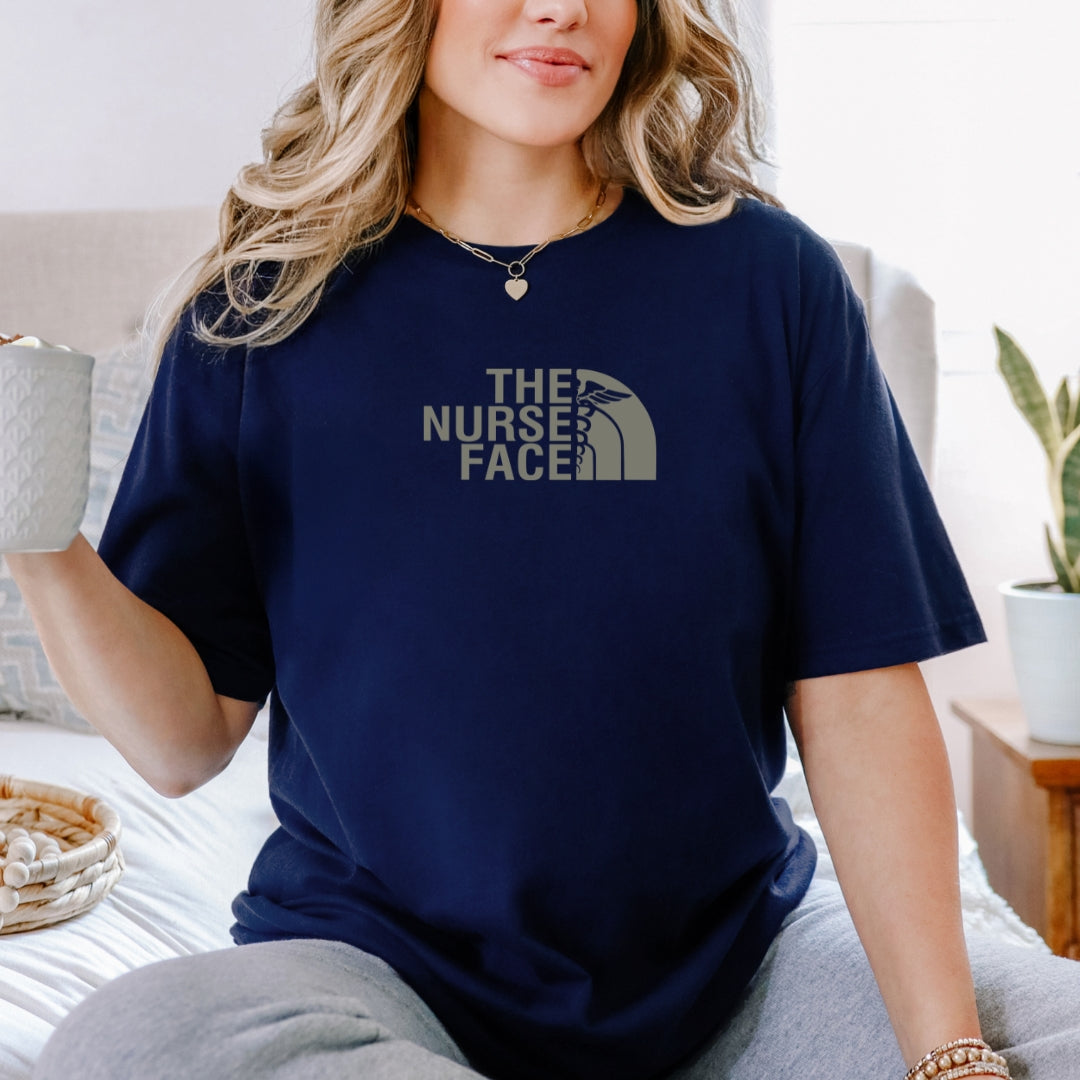 The Nurse Face T-shirt with Grey Design Unisex