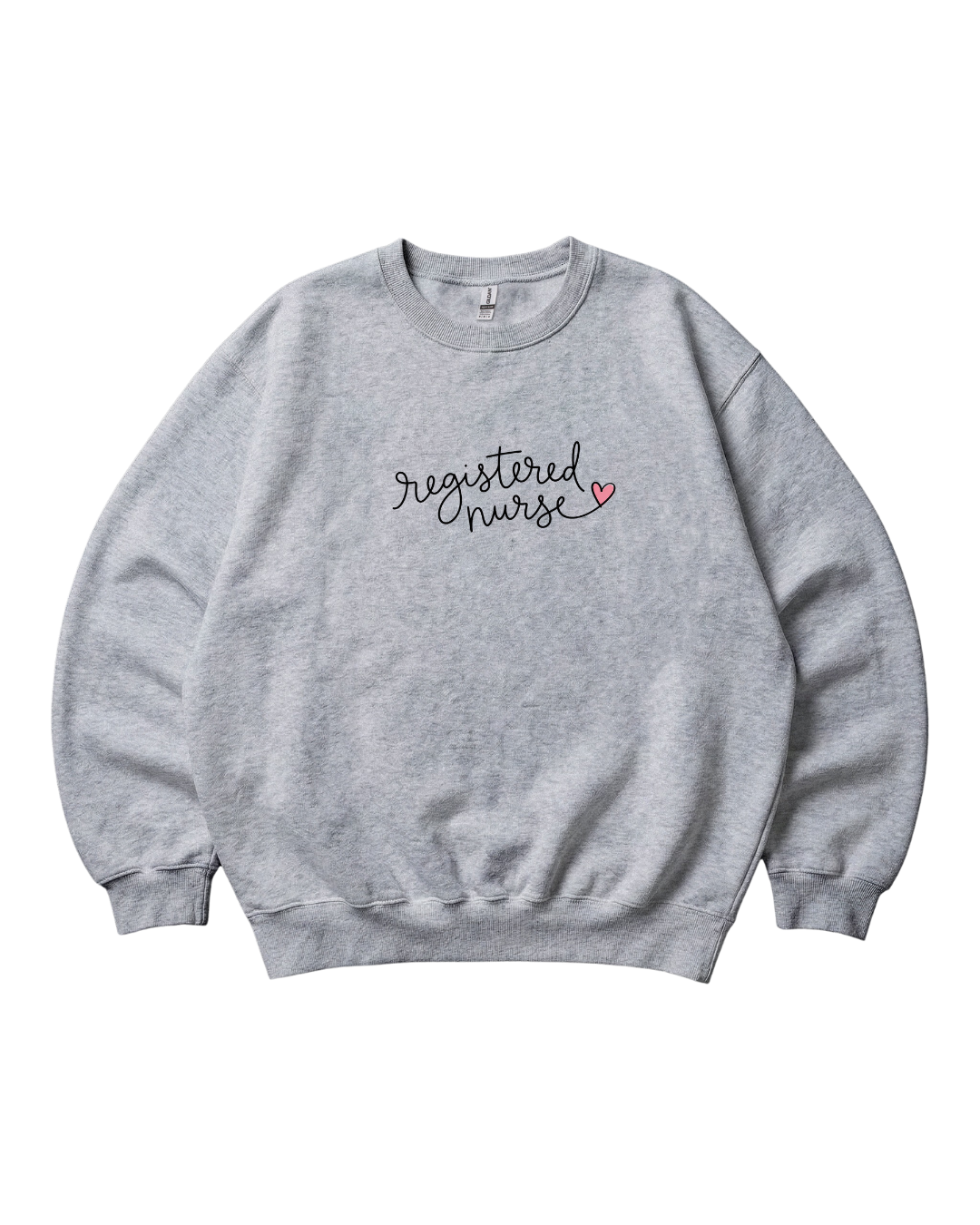 Registered Nurse Handwriting Crewneck Sweatshirt