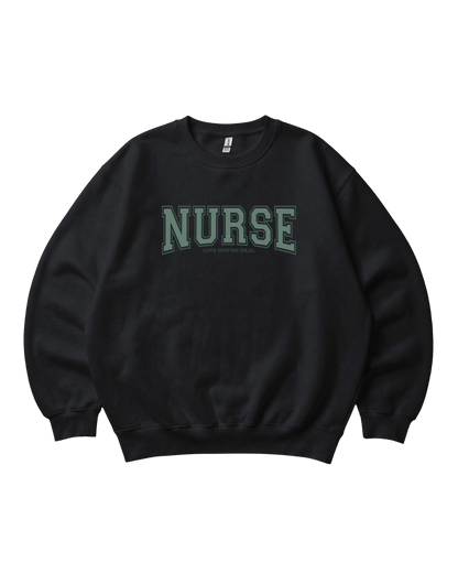 Nurse Love Inspire Heal Crewneck Sweatshirt Unisex