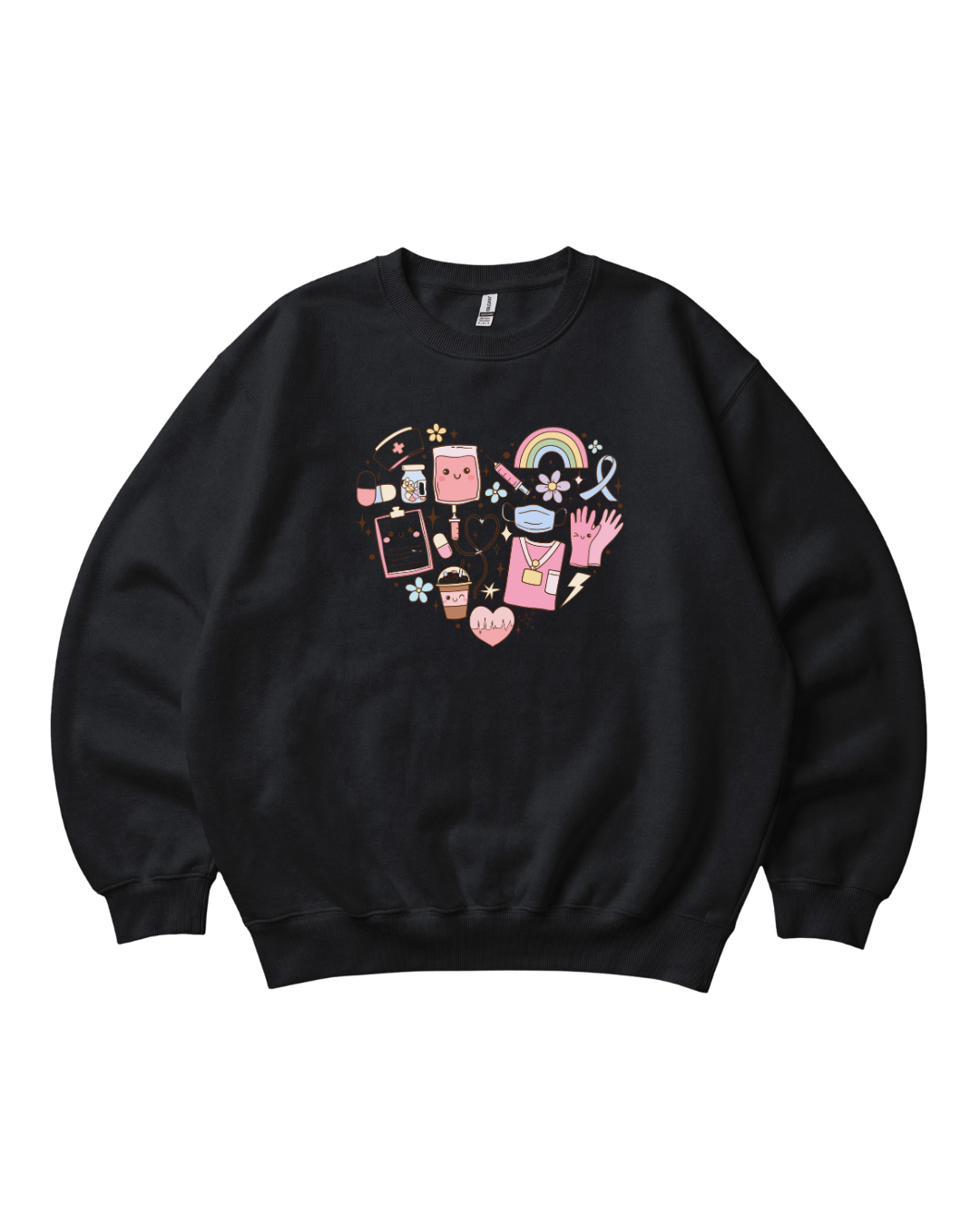 Healthcare Heart Crewneck Sweatshirt