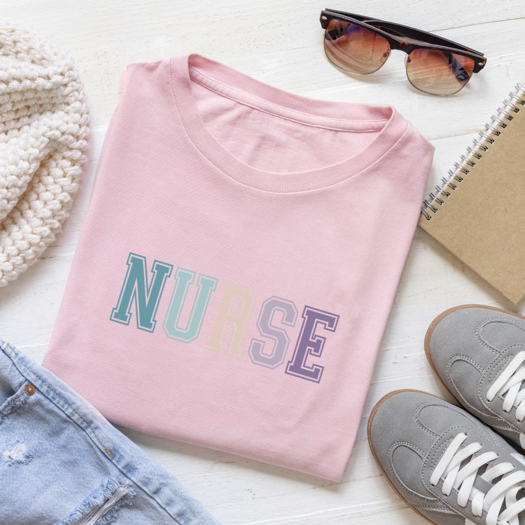 Nurse Pastel Color T-shirt Unisex