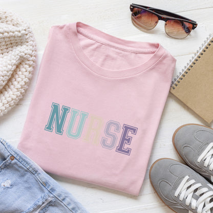 Nurse Pastel Color T-shirt Unisex