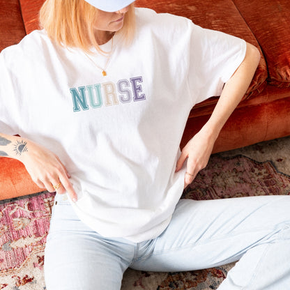 Nurse Pastel Color T-shirt Unisex