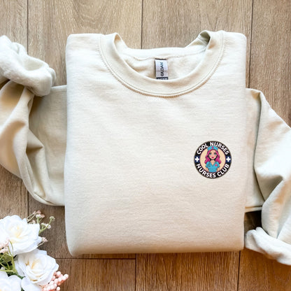 Cool Nurses - Nurses Club Crewneck Sweatshirt