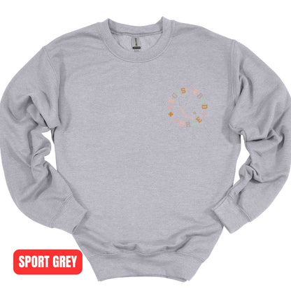 Registered Nurse Circular with Stethoscope Sweatshirt Unisex
